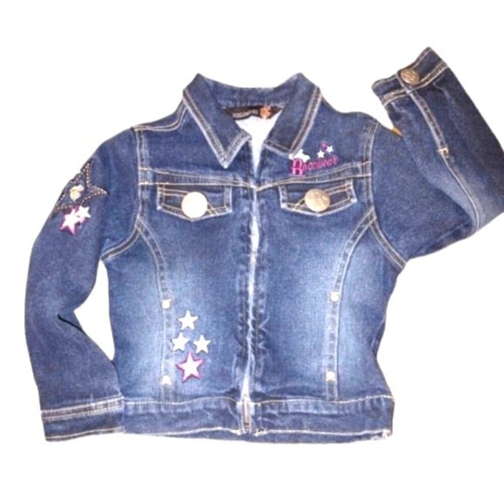 Retro Rocawear Embellished Jean Jacket Little Girl Size 6‎